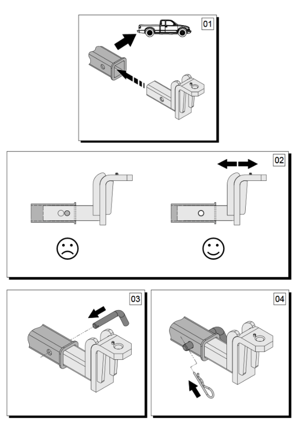 Steinhof Trekhaak Adapter Voor Amerikaanse Voertuigen, Verlaagd 50 X Mm Ahk Hoogste Kwaliteit 626938421