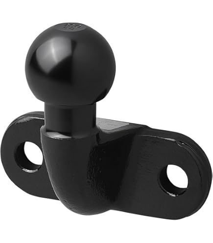 Kugelkopf für Anhängerkupplung mit 4-Schrauben-Befestigung 83x56 mm ABE