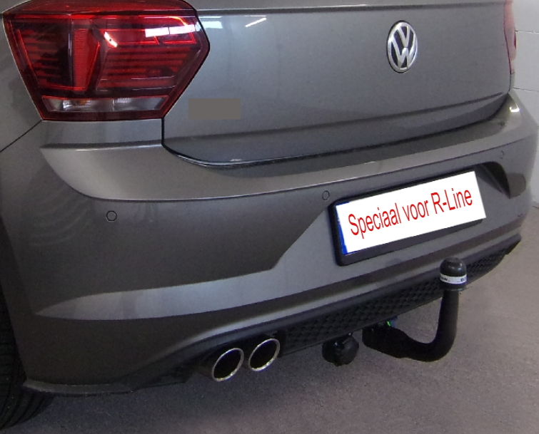 Trekhaak Volkswagen Polo RLine vanaf 2017 kopen Burghof trekhaken