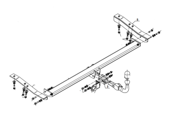 Toyota Sienna 2011-2020 USA Version Horizontal abnehmbare Anhängerkupplung