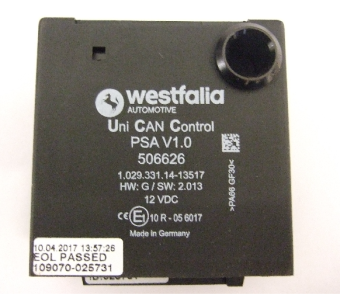 Westfalia uni can controle 506822 trekhaak module