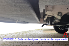 chassis overhang maat camper trekhaak k